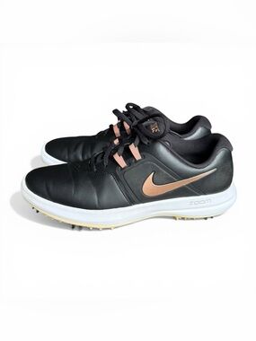 NIKE Air Zoom Victory Golf Shoes Womens Size 10 Black/Rose Gold